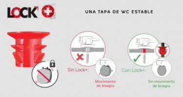 BLOQUEO BISAGRA TAPA INODORO LOCK WIRQUIN